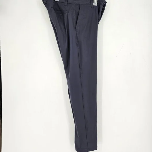 Rhone Commuter Pants Mens 35 Blue Stretch Chino Golf Trousers Preppy Performance - Picture 13 of 15